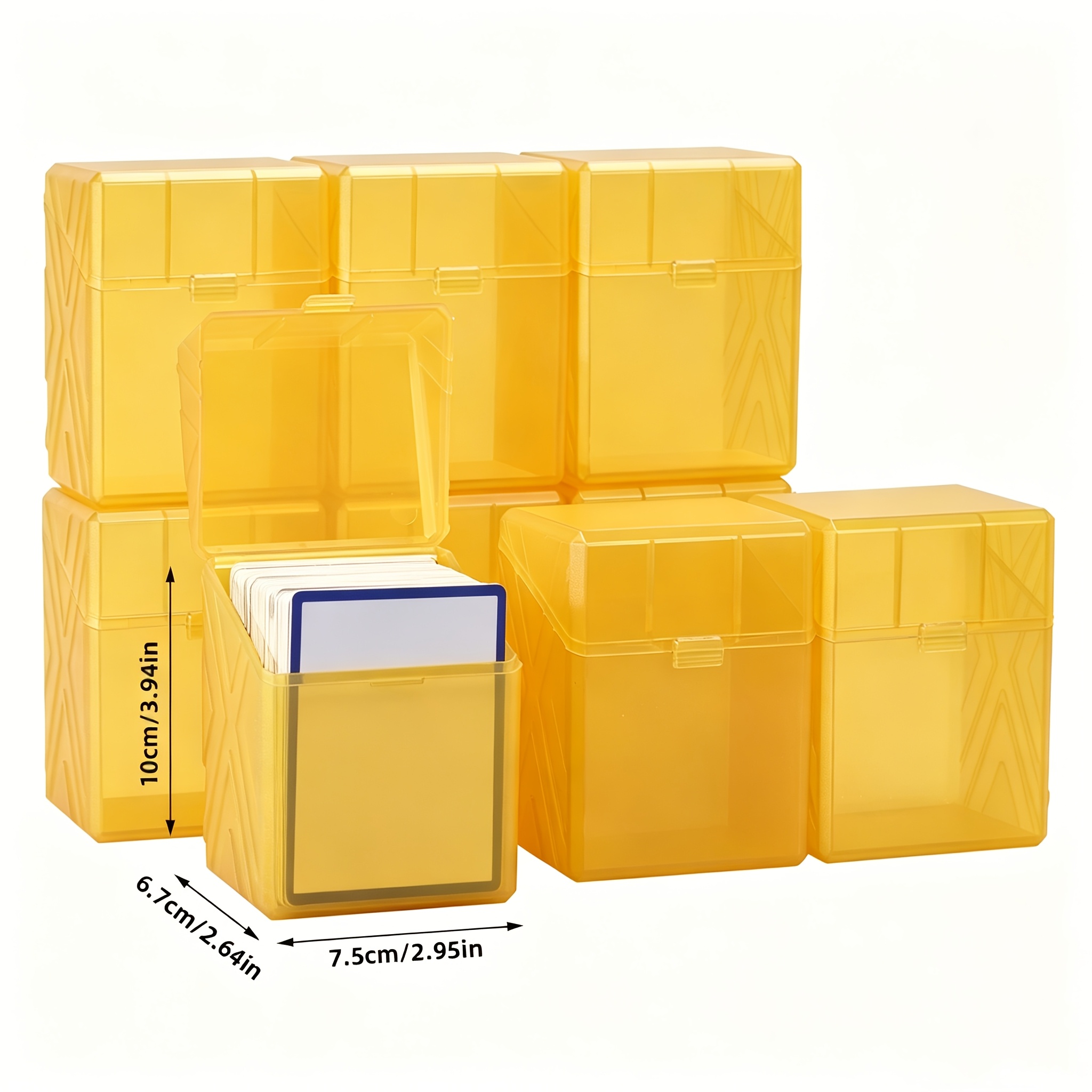 200+Pcs Hard Portable Card Deck Cases Set